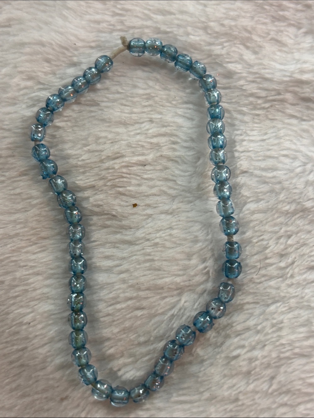 Blue Glass Beaded Necklace - Women's Jewelry